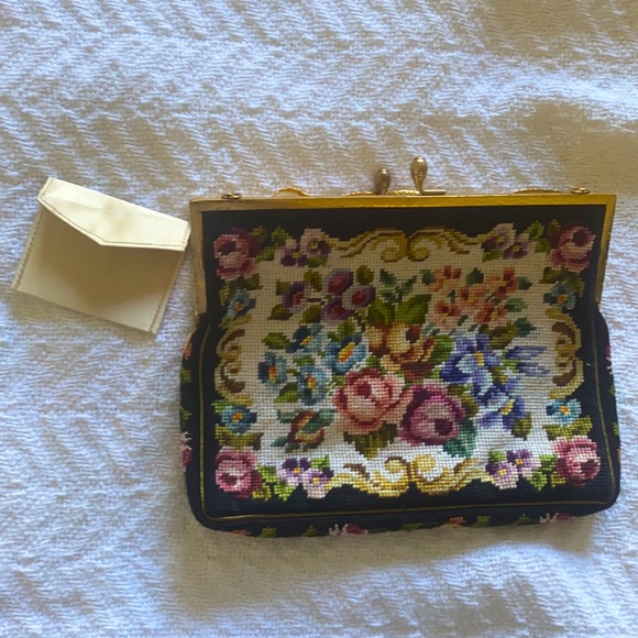 COPY - 1930’s style tapestry purse/mini bag by N.B.M., Austria - Picture 6 of 6